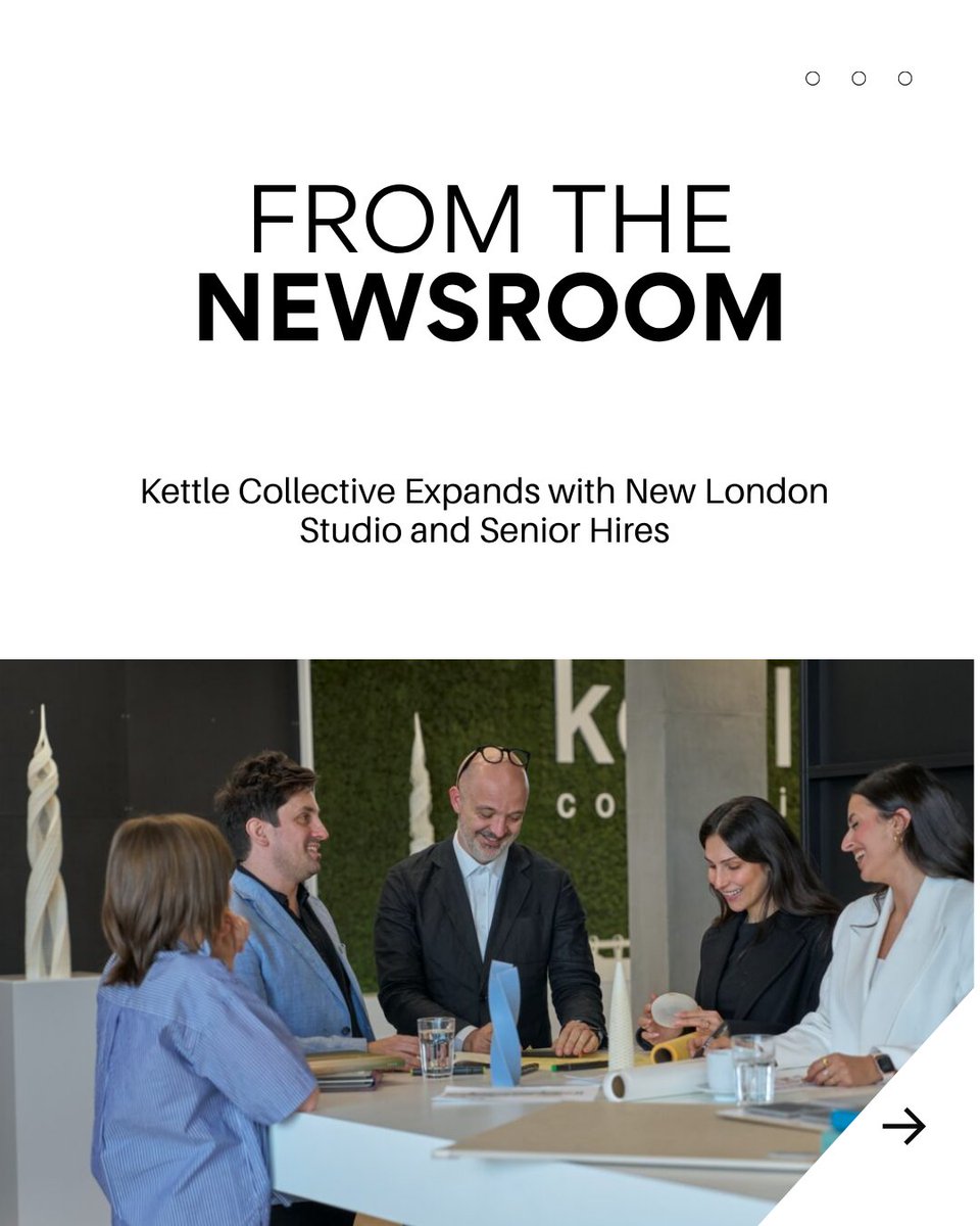 Kettle Collective opens a new London studio and welcomes top design leaders marking global growth and UK expansion. Discover what’s next.

Read more here.👉architectsdatafile.co.uk/news/kettle-co…

#ArchitectureNews #DesignLeadership #KettleCollective #ADF #ArchitectsDatafile