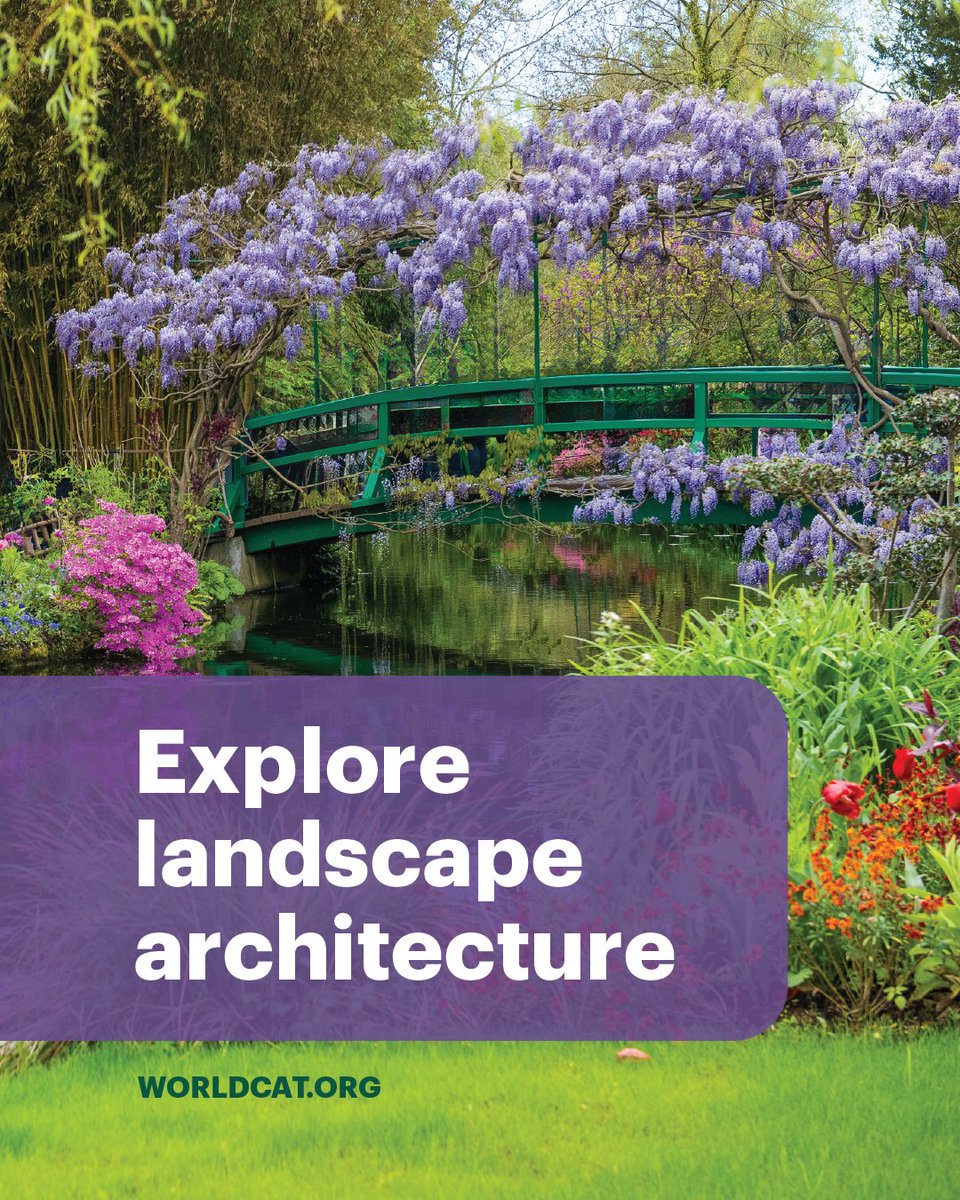 🌿 Where nature meets creativity. Explore our this book list on landscape architecture in art.
🔗: oc.lc/4lSYyNa