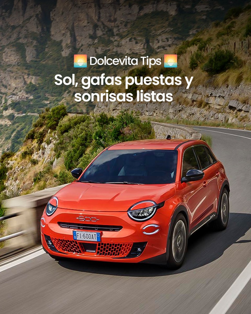 Buenas vibes, grandes paisajes, 600 razones para ir. 
Fiat 600 convierte cada paseo en algo para recordar. 
#Fiat #Fiat600

bit.ly/4o0WUuH