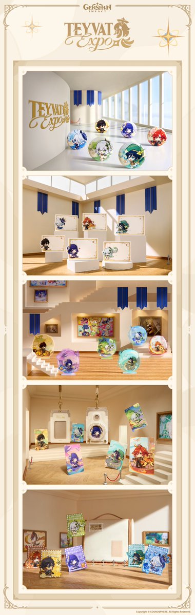 genshinimpactfr's tweet image. #GenshinImpact #TeyvatExpo #AventureSansFinEnTeyvat
Plus d'informations sur Teyvat Expo : des produits dérivés en édition limitée, des cadeaux exclusifs à découvrir sur place, mais aussi la série d'œuvres d'art du patrimoine culturel immatériel de Genshin Impact « Voyage d'art…
