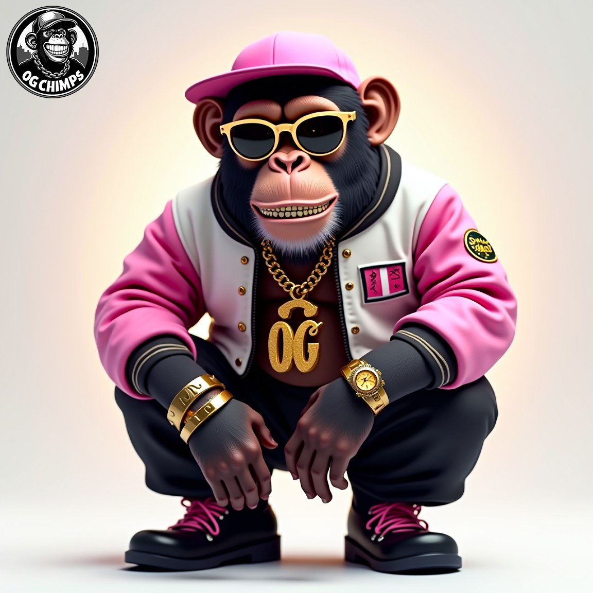 BenjaminRockiee's tweet image. PINK TEAM BOSS
OG CHIMP NAME: MR WEALTH
ORIGIN: GOLDEN BLOCKS, ROYAL METRO JUNGLE
LIKES: CHESS, LEADERSHIP, LEGACY-BUILDING.
MENTOR: CHESS MASTER (super good in chess)
PERSONALITY TRAIT: VISIONARY, COMMANDING PRESENCE, COOL-HEADED BUT DEADLY FOCUSED
BACKGROUND: BORN FROMβ¦