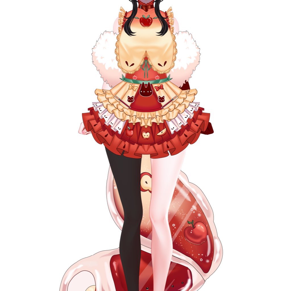 PomMaoVT's tweet image. Selling VTuber model 🐾
Apple Cat 🍎🐾
Price: $500
Includes: Basic rig + PSD
Model art: @/erianosamu_
Rig: @/SamilliRodvill
Design by: @/NeverAloneEmote
Looking to find her a loving home ❤️
Retweets & reposts appreciated! ✨