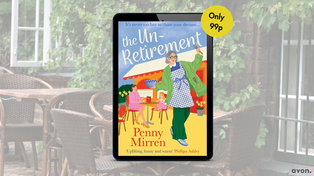 AvonBooksUK's tweet image. The Unretirement is an uplifting story of following your dreams at any age.
... And it's only 99p!
ow.ly/nk1f50WrHGb
