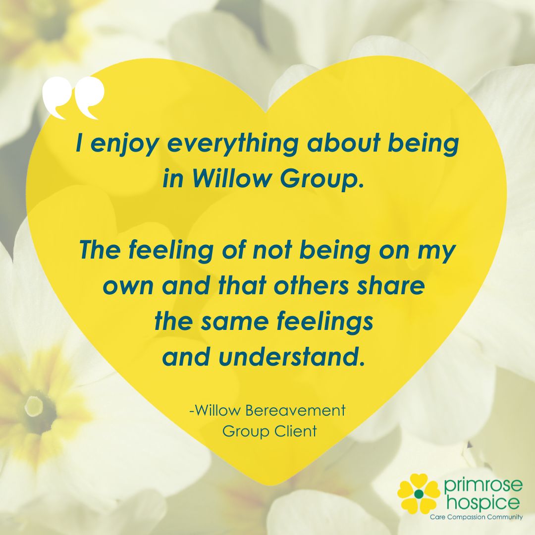 "It's nice to be with people who understand and to hear their perspective on things."
Did you know we provide a wide range of bereavement groups for people in our community? 💛
Find out more here ➡️ primrosehospice.org/family-support…