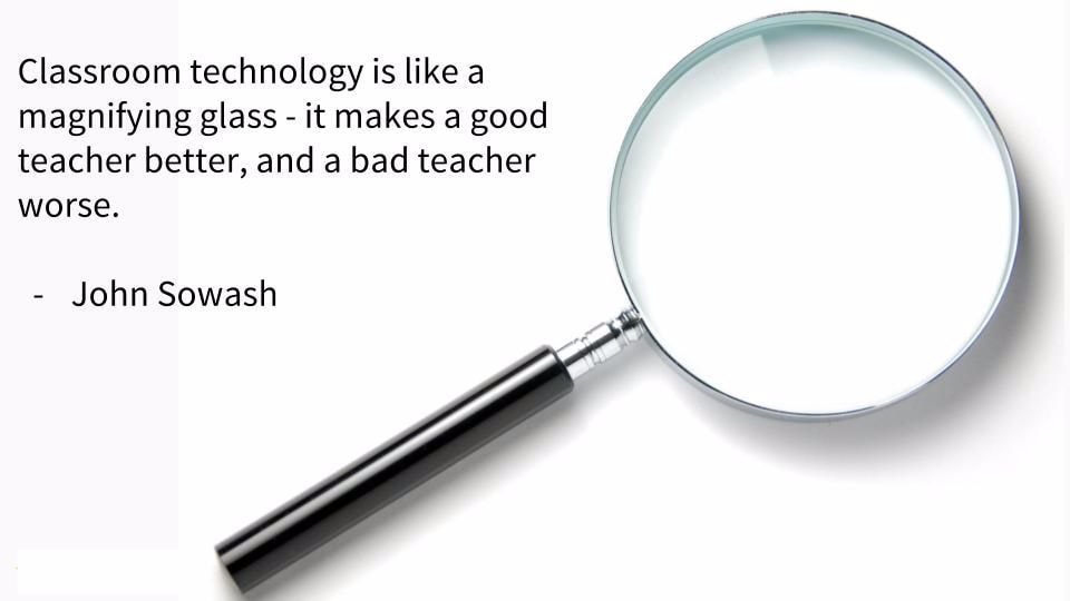 jrsowash's tweet image. Technology can enhance, or disrupt the classroom. Use it wisely. #edtech #teachertips