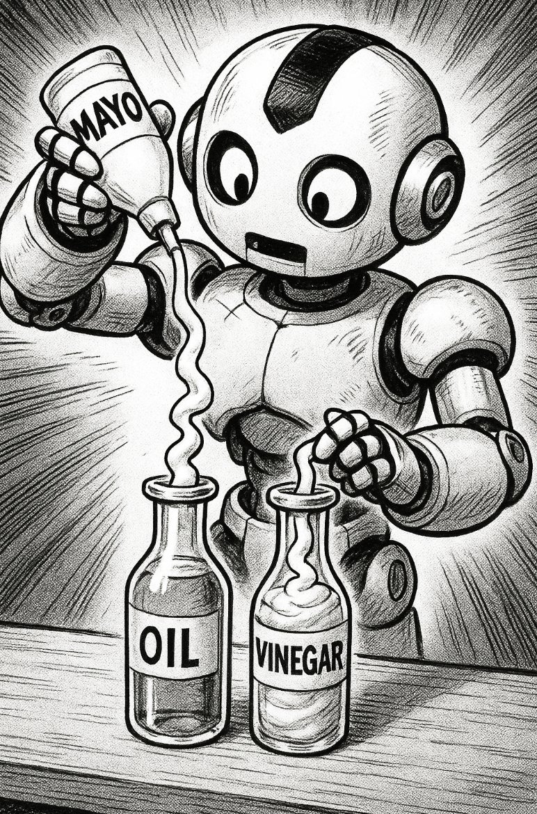 billatnapier's tweet image. With Oil and Vinegar, Have Some MAYO
billatnapier.medium.com/with-oil-and-v…