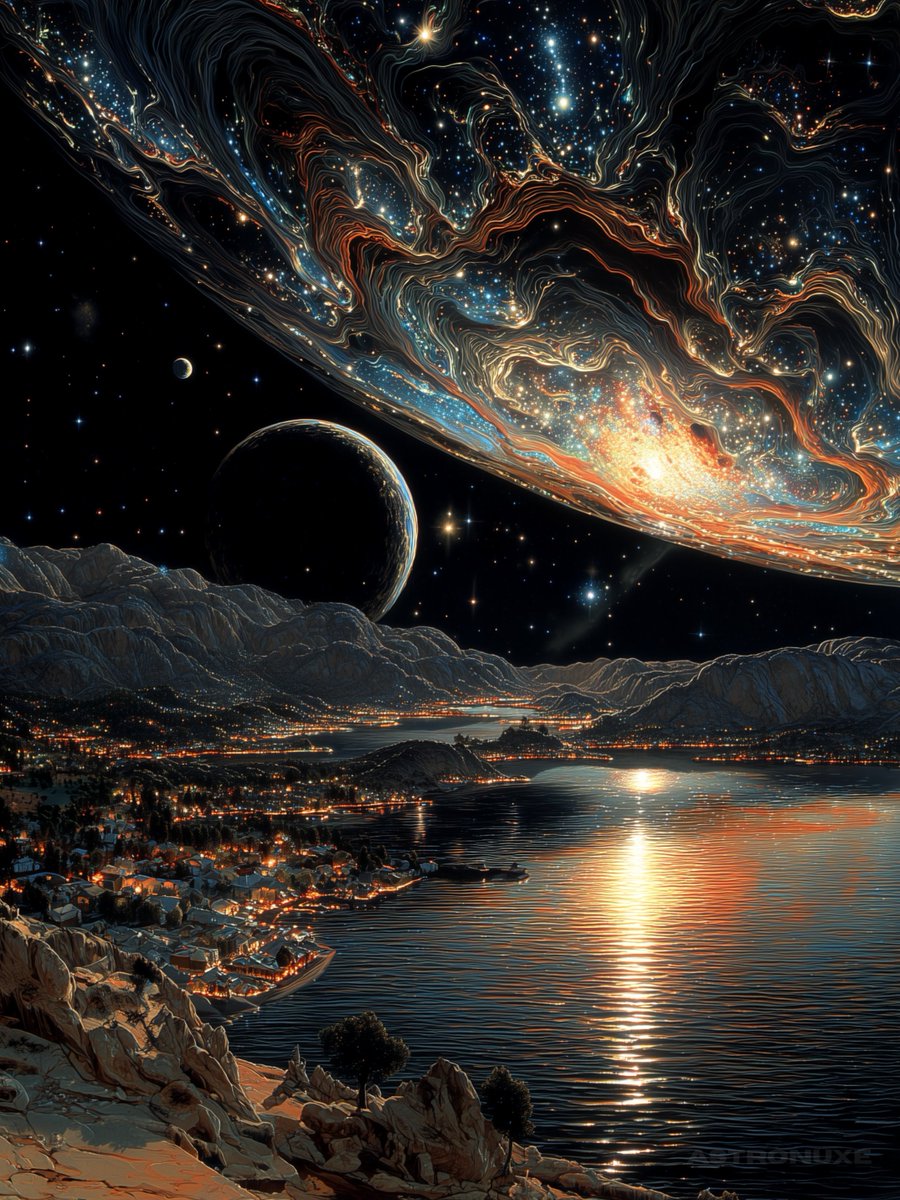astronuxe's tweet image. The universe unveiling its masterpiece ✨