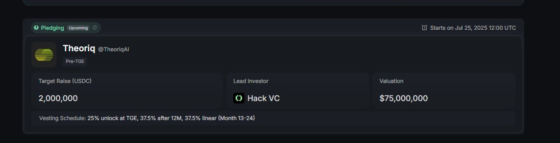 xumarek_eth's tweet image. Theoriq is leveling up DeFi with agent swarms
Not just bots, real onchain AI agents that trade, optimize yield, manage risk, and adapt as a team
@TheoriqAI
Each agent does its job, all actions are tracked, reputation builds over time
No multisigs, no team leads, just agents…