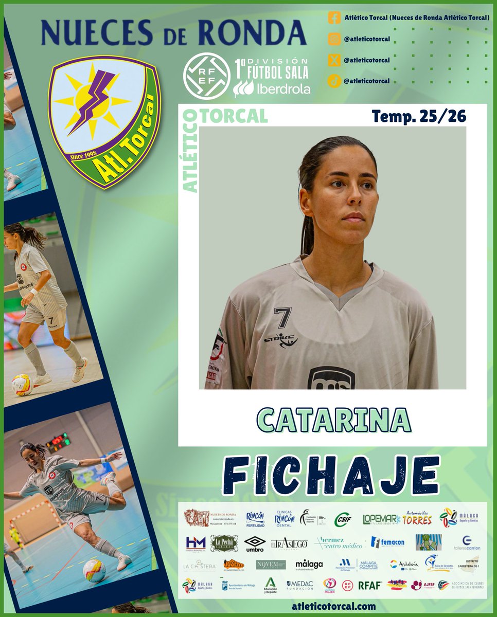 🚨💣 FICHAJE | Catarina Barra última incorporación para la temporada 25/26.

Con Catarina sumamos liderazgo, garra y goles al equipo de Víctor Quintero.

Estamos seguros que aportará mucho al equipo y nos ayudará a conseguir el objetivo.

Bienvenida a tu nueva casa “Barra” 💜💚