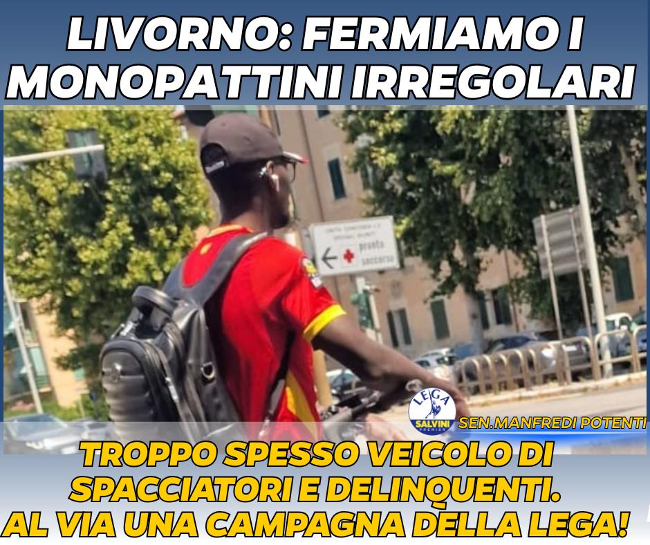 🔴ECCO A COSA SERVONO, SPESSO, I #MONOPATTINI.

DA #LIVORNO, PARTE LA #CROCIATA DELLA #LEGA CONTRO L' #ILLEGALITÀ A #DUERUOTE. 

*15 luglio* : Spacciatore in monopattino fermato con trenta dosi di coca al Lido di #Venezia;
 *6 Luglio* : Fermati due...

facebook.com/share/p/1AN342…