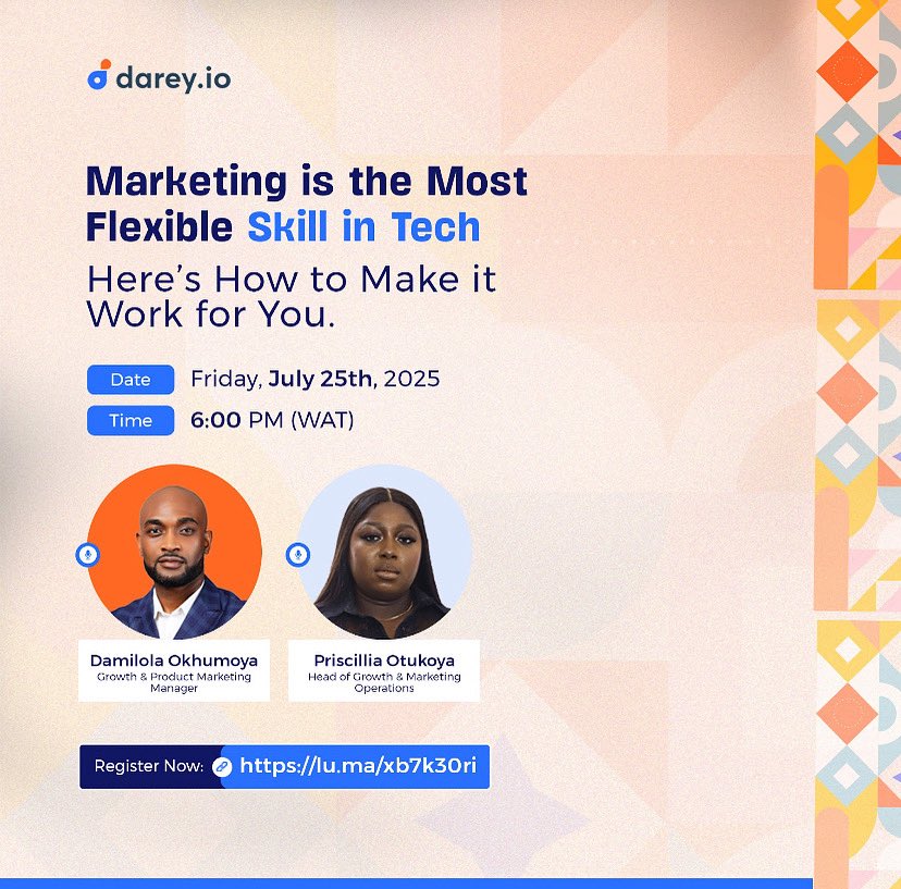 It’s happening today!

The event we have all been waiting for. I can’t wait for all the valuable insights that will be dropping in this session today by 6PM

If you still haven’t saved a seat, kindly do now: streamyard.com/watch/M8GipxNs… 

What are your expectations from this session?