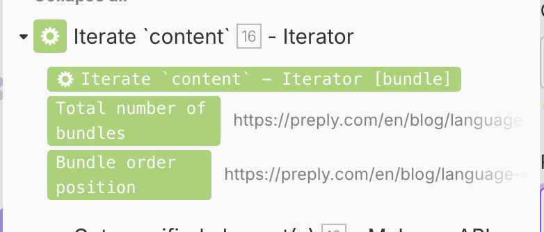 Hope <a href="/make_hq/">Make</a> can address the Iterator issue soon 🤔 I'm sure people get stuck here, and I don't blame them!