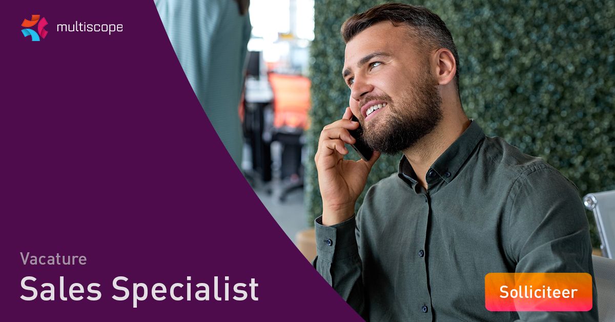 Multiscope zoekt een sales specialist die ons team komt versterken. Samen maken we elke dag het verschil met slimme inzichten voor topmerken. Wil jij de volgende stap zetten en de komende jaren doorgroeien bij een innovatief marktonderzoeksbureau? 
multiscope.nl/organisatie/va…
