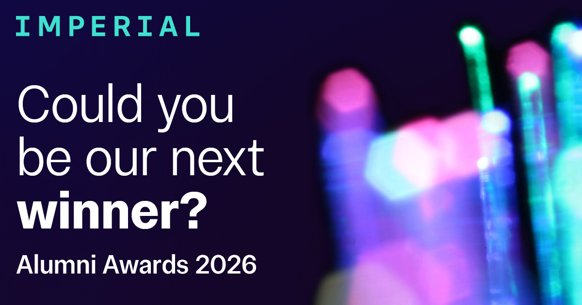 ImperialBiz's tweet image. Know an Imperial graduate changing the world? 🎓 🌍
Nominations are now open for the Alumni Awards 2026 – our annual celebration of graduates driving change through innovation, leadership and impact ✨
Nominate yourself or someone exceptional today ➡️ imprl.biz/4lxy7Nl