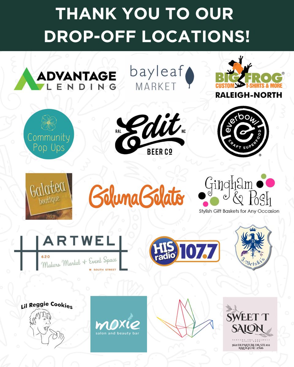 ShopLocRaleigh's tweet image. Did you know that 1 in 7 people face hunger in North Carolina? We’ve teamed up with @foodshuttle for a Food Drive to help fight hunger in the Triangle.🥫 Now through the end of August, you can drop off items at participating SLR member businesses.💙
ℹ️ shoplocalraleigh.org/article_type/s…