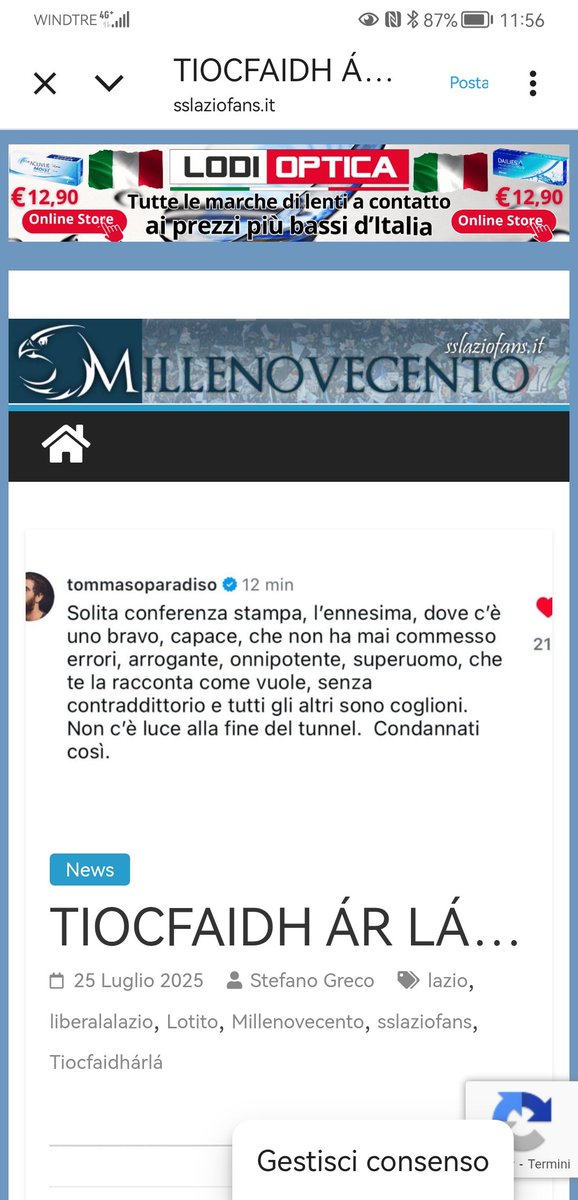 Condivido, ma aggiungo: la teoria del superuomo è di Nietzsche. Uno dei suoi lasciti: la vita va affrontata con la volontà di crearci un destino che sia veramente nostro. Il tifoso della #Lazio sembra averlo dimenticato, eppure si può fare. Ancora. Esausti? Sì, ma non rassegnati