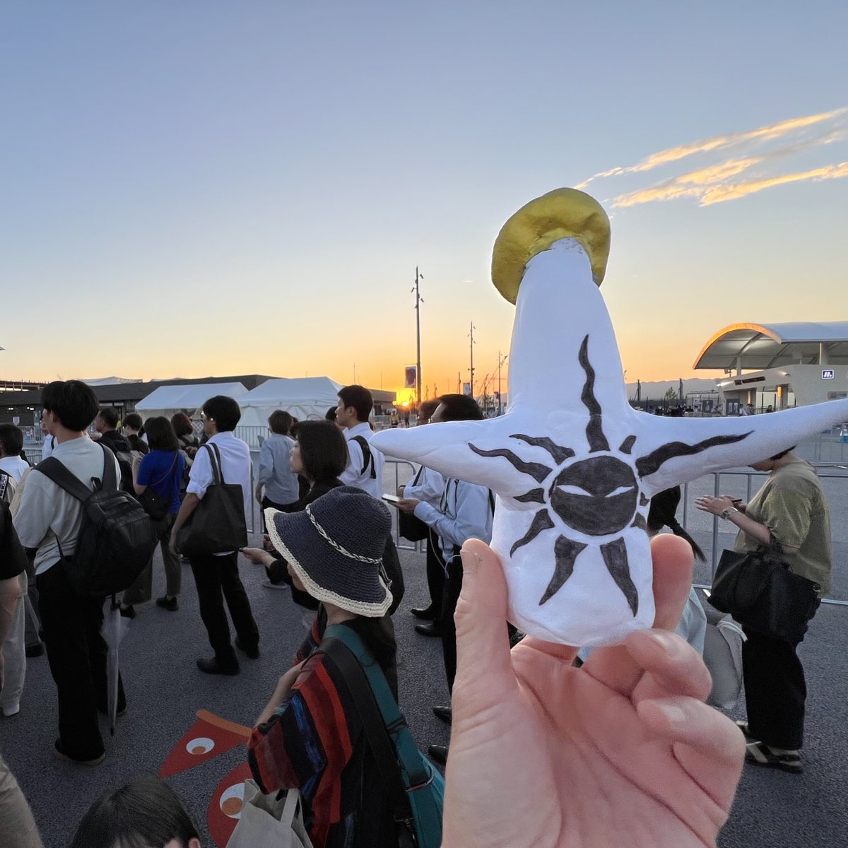 1_2_3derson's tweet photo. 万博に来ました。☀️ https://t.co/4Y8xWEtxsP