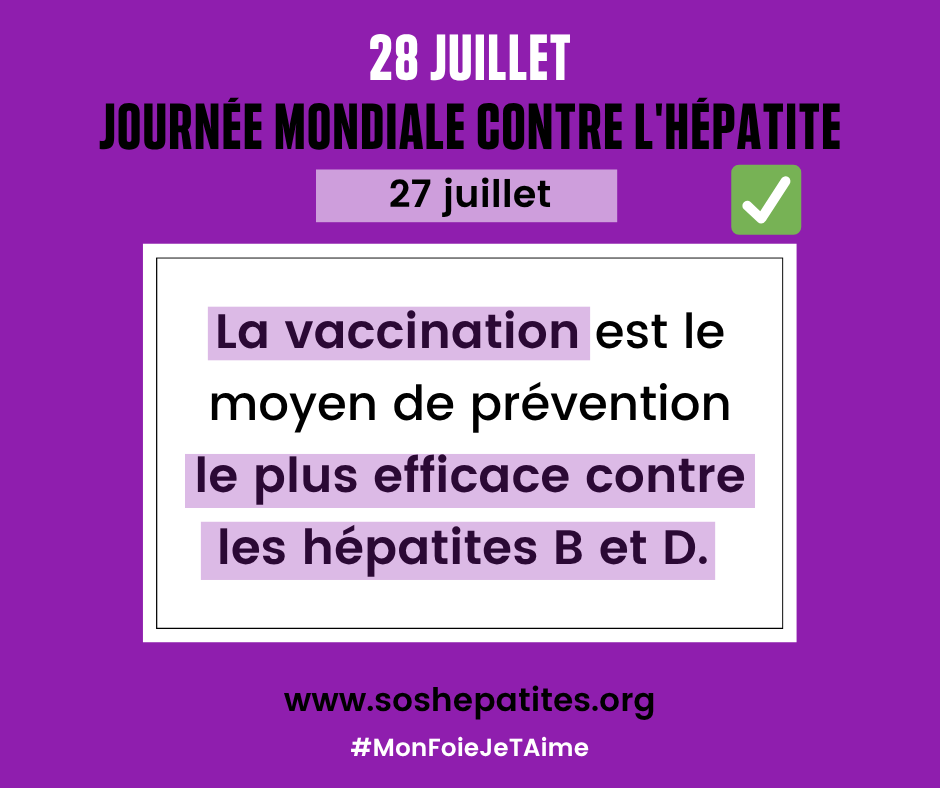 « Les hépatites virales : venons-en à bout ! »
✅ La couverture vaccinale chute de manière significative à partir de 50 ans, où moins de la moitié de la population est vaccinée contre l’#hépatiteB. 
Excepté chez les nourrissons, la couverture vaccinale reste insuffisante.
