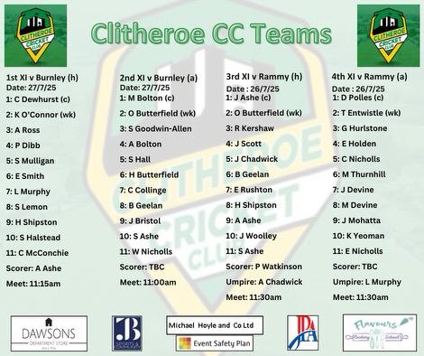Clitheroe Cricket Club 💚💛 (@clitheroe_cc) on Twitter photo 