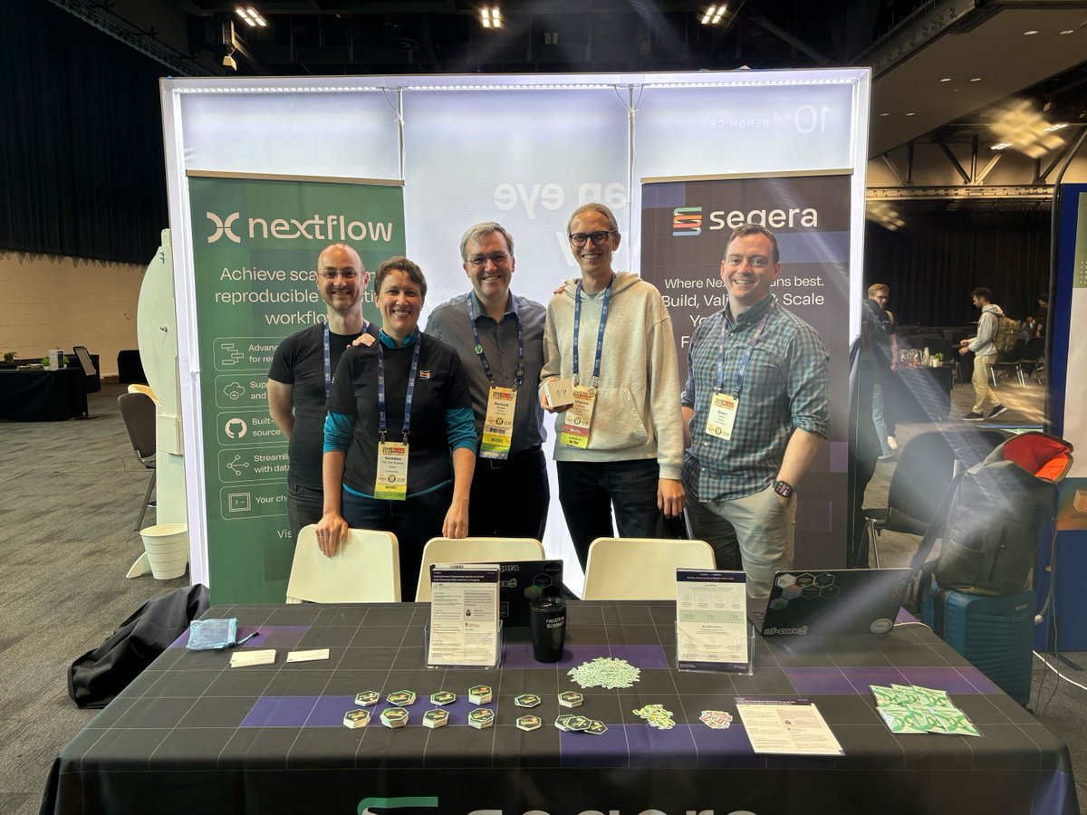 Seqera (@seqeralabs) on Twitter photo What an incredible week at #ISMB, #ECCB & #BOSC in Liverpool! 🚀Thank you to everyone who visited booth #25 and engaged with our team, the innovation in this community continues to inspire us! 🌍
And congratulations to Johannes Kersting from <a href="/TU_Muenchen/">TU München</a> who won the What an incredible week at #ISMB, #ECCB & #BOSC in Liverpool! 🚀Thank you to everyone who visited booth #25 and engaged with our team, the innovation in this community continues to inspire us! 🌍
And congratulations to Johannes Kersting from <a href="/TU_Muenchen/">TU München</a> who won the