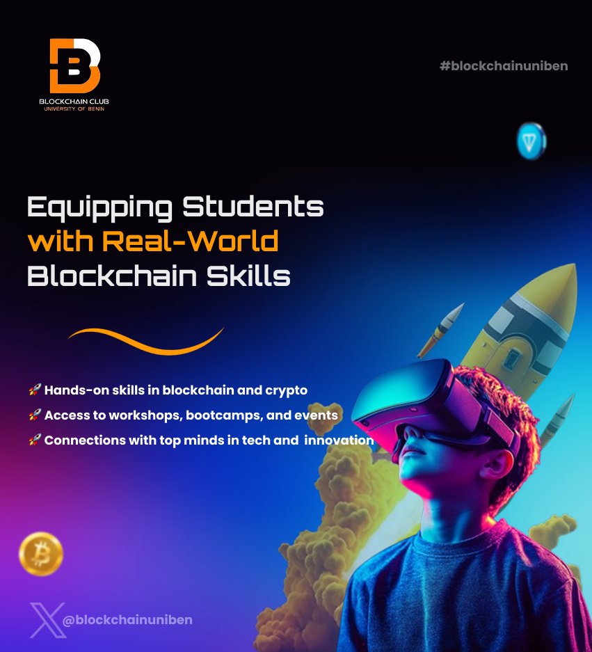 unibencrypto's tweet image. Blockchain UNIBEN core. 🧡
Join the movement. Learn, connect, and innovate.