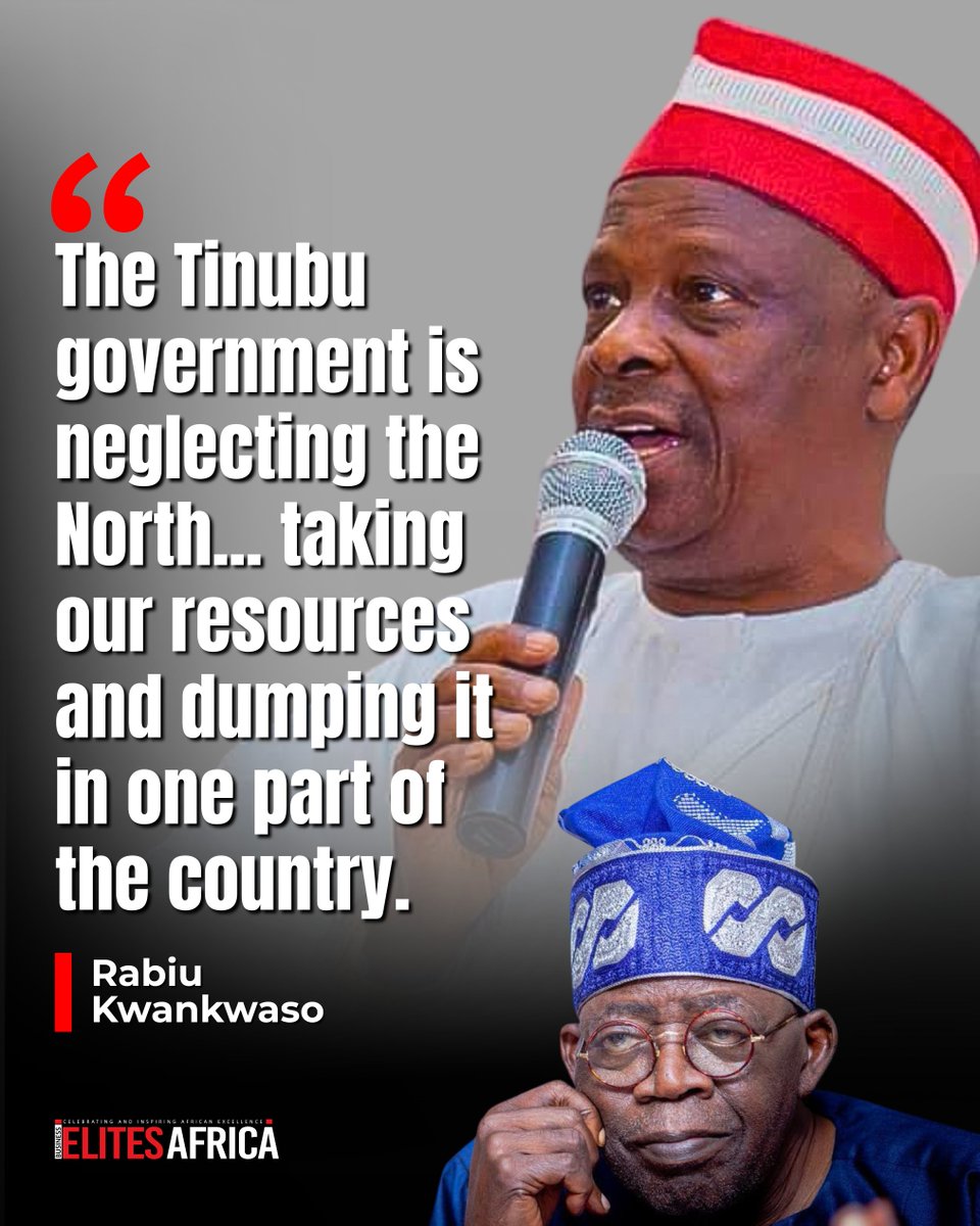 ElitesAfrica's tweet image. "The Tinubu government is neglecting the North," Rabiu Kwankwaso says alleging resources are being focused on developing the South. Presidency releases list of Northern projects refuting claims.
.
.
.

#NigerianPolitics #Kwankwaso #Governance Seyi VodiIITAAwolowoPriscillaDonJazzy
