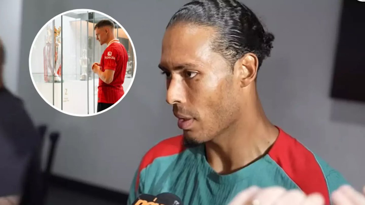 LFCVine's tweet image. 🗣️Virgil van Dijk: "I told Florian Wirtz that Liverpool is the place to be. I don't think there are many better places to be than here, and I really feel that way."