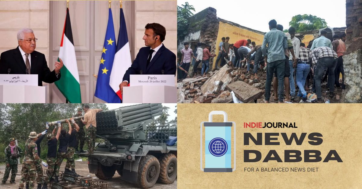 indiejmag's tweet image. #NewsDabba #OTT #Palestine #Thailand #Rajasthan
Here's a glance through some of the National and International news updates, from government banning 20 OTT platforms, to school roof collapse in Rajasthan's Jhalawar.
indiejournal.in/article/news-d…