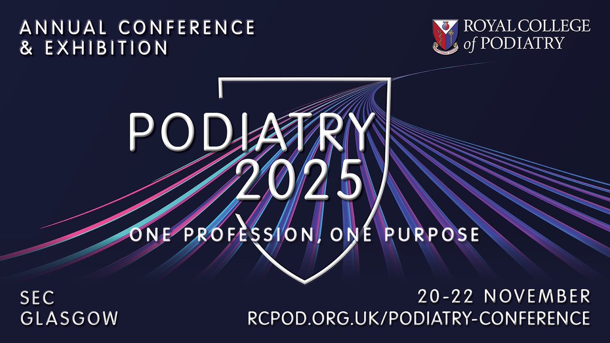 RoyColPod's tweet image. View the early preview of the Podiatry 2025 programme now at rcpod.org.uk/podiatry-confe… #Podiatry2025