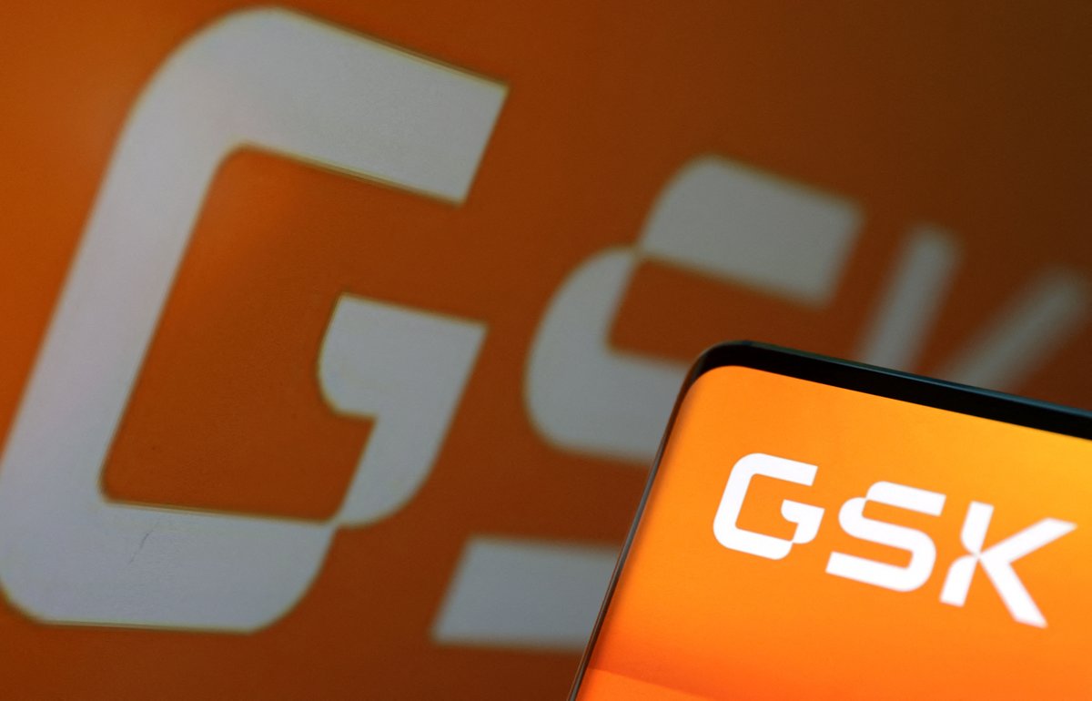 Breakingviews's tweet image. GSK revenue hole raises chances of risky M&A move - tinyurl.com/34amfm7v