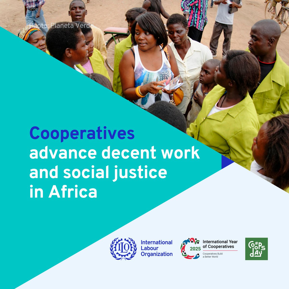 ILOAfrica's tweet image. Cooperatives put people before profit. 💪🏾
In #Africa and beyond, they meet community needs through joint ownership and democratic governance, rooted in solidarity, equity, and shared purpose.