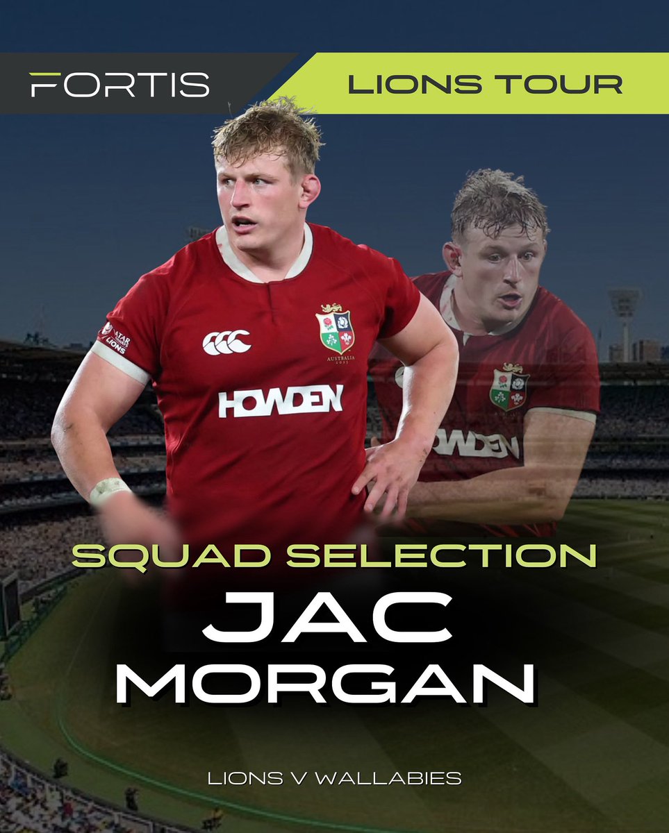 FORTISSPORTSG's tweet image. Huge congratulations to @jacmogs7 on being named in the squad for the second Lions test match this Saturday against @wallabies 📣🔥
#TeamFortis #WeGoBeyond