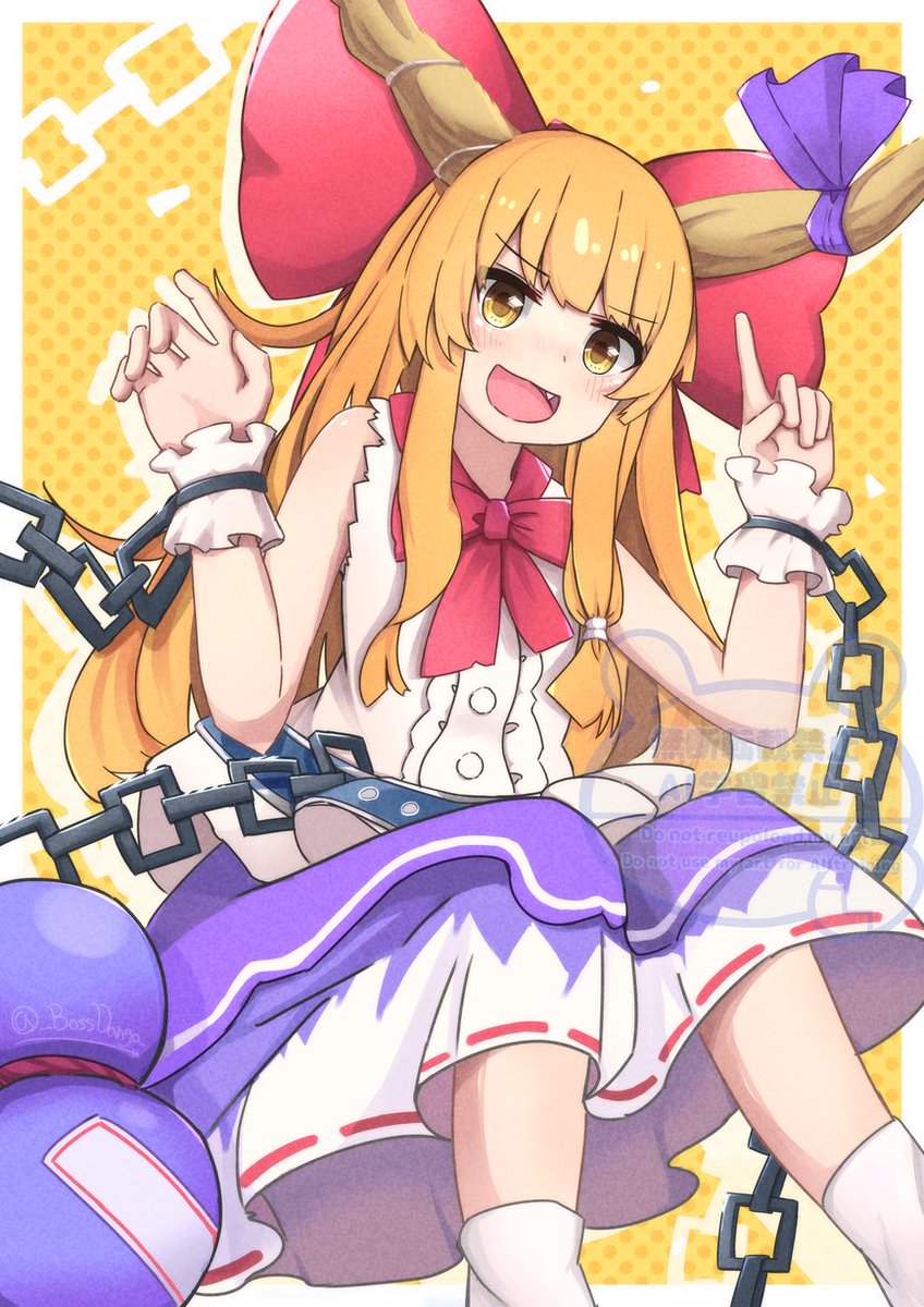 _BossDango_'s tweet image. 小さな百鬼夜行🎀

#東方 #東方Project
#伊吹萃香