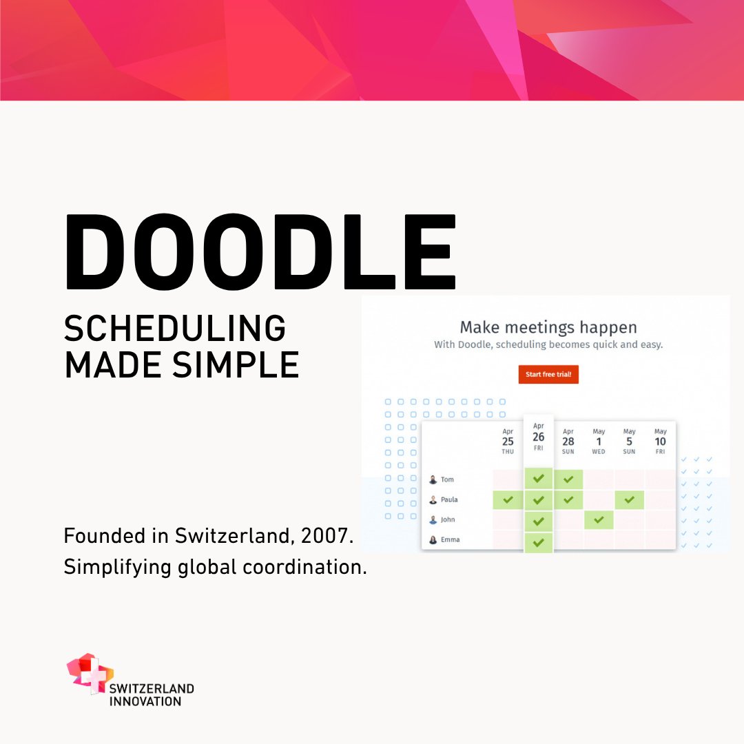 swissinnova's tweet image. 🇨🇭Swiss Minds Behind Modern Tech
Part 2 of our summer series:
🗣️Siri, 📅 Doodle, 🧠 AI from Starmind — all shaped by Swiss minds.
From smart assistants to smarter meetings, Switzerland powers your digital life.
Read more: linkedin.com/feed/update/ur…