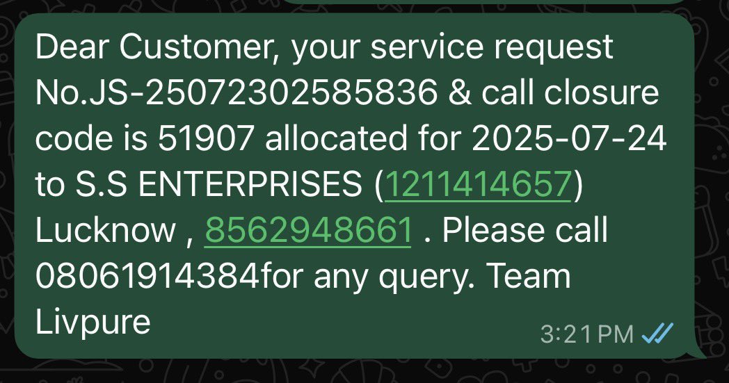 Hey <a href="/Livpure_India/">Livpure India</a> <a href="/LivpureSmart/">Livpure Smart</a>, my RO has stopped working and your team says the PCB isn’t in stock. Am I seriously expected to stay without water until you restock? Completely unacceptable. Escalating this, need urgent resolution.
