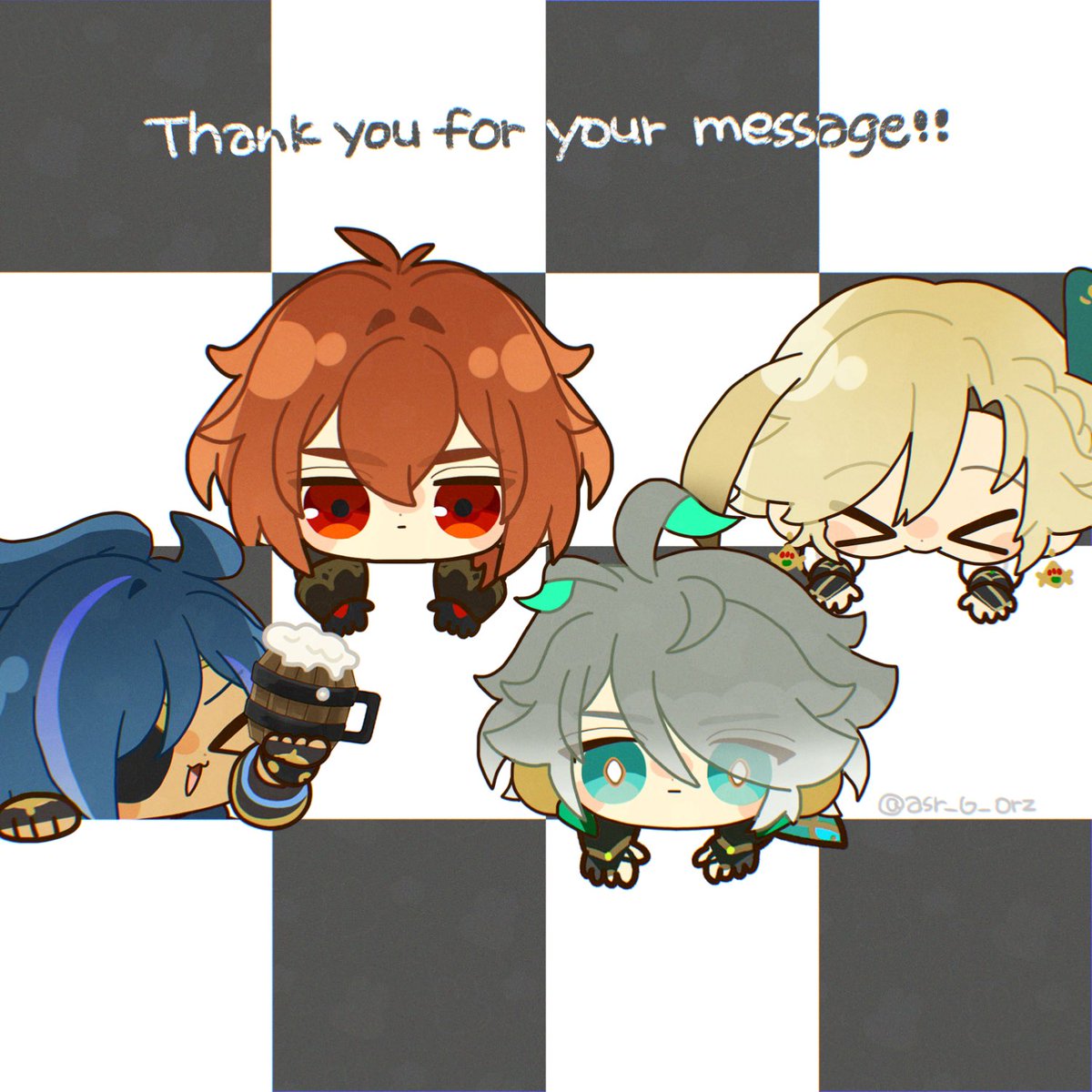asr_G_orz's tweet image. うぇぶぼにメッセージをありがとうございました😭✨お手隙の際に返信をご確認ください💌🌻
▷ wavebox.me/msg/27ed3rq2v6… (🗝)
▷ wavebox.me/msg/27ed3rq2v6…
絵文字を送ってくださった方も本当にたくさんありがとうございます🥹💘