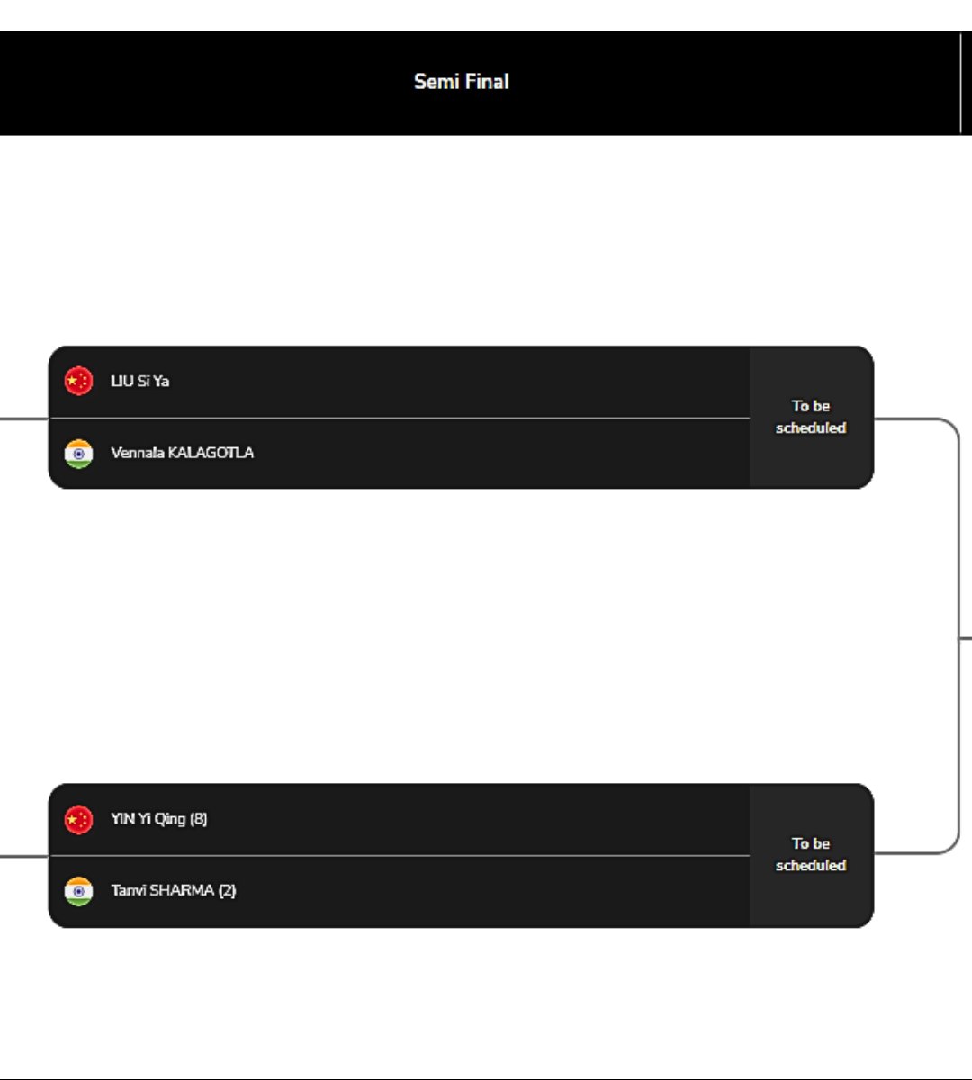 BadmintonZenith's tweet image. 🇮🇳 India vs China 🇨🇳
Semi Finals clashes this week 💥
Chess Badminton