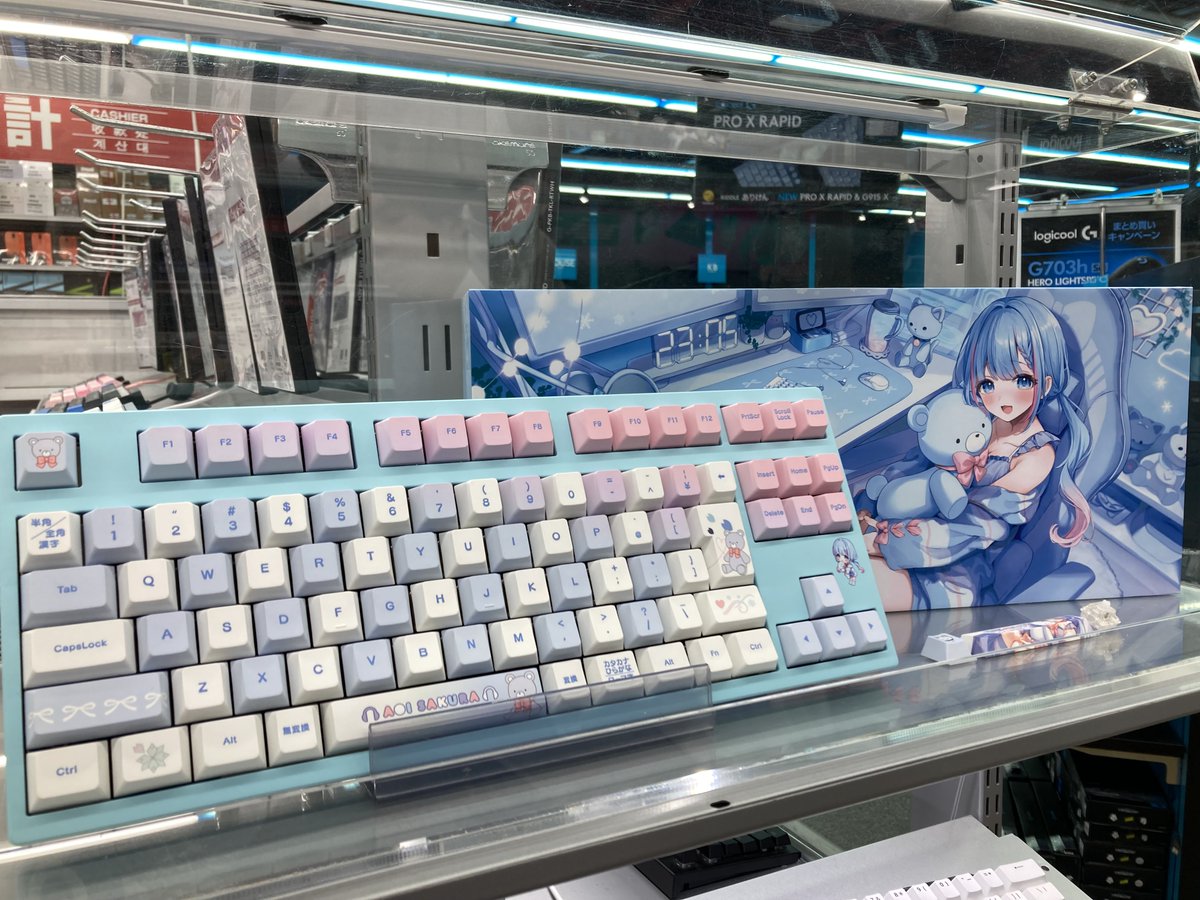 展示中⌨】 碧依さくら × AMICIS 🌸ゲーミングキーボード 80HE🌸30,800