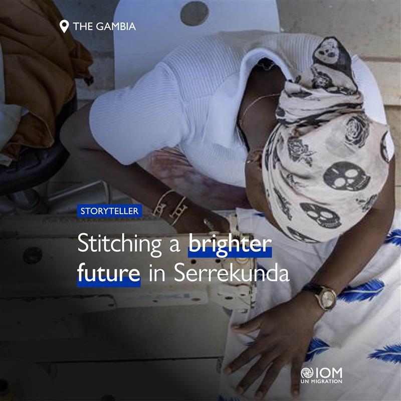 IOMROWCA's tweet image. From survivor to entrepreneur.

At 19, Fatou from The #Gambia was trafficked under false promises.

With support from @UNmigration &amp;amp; @EU_Partnerships, she returned home, rebuilt her life and now runs her tailoring business to support her daughter.

🔗t.ly/HKCRL