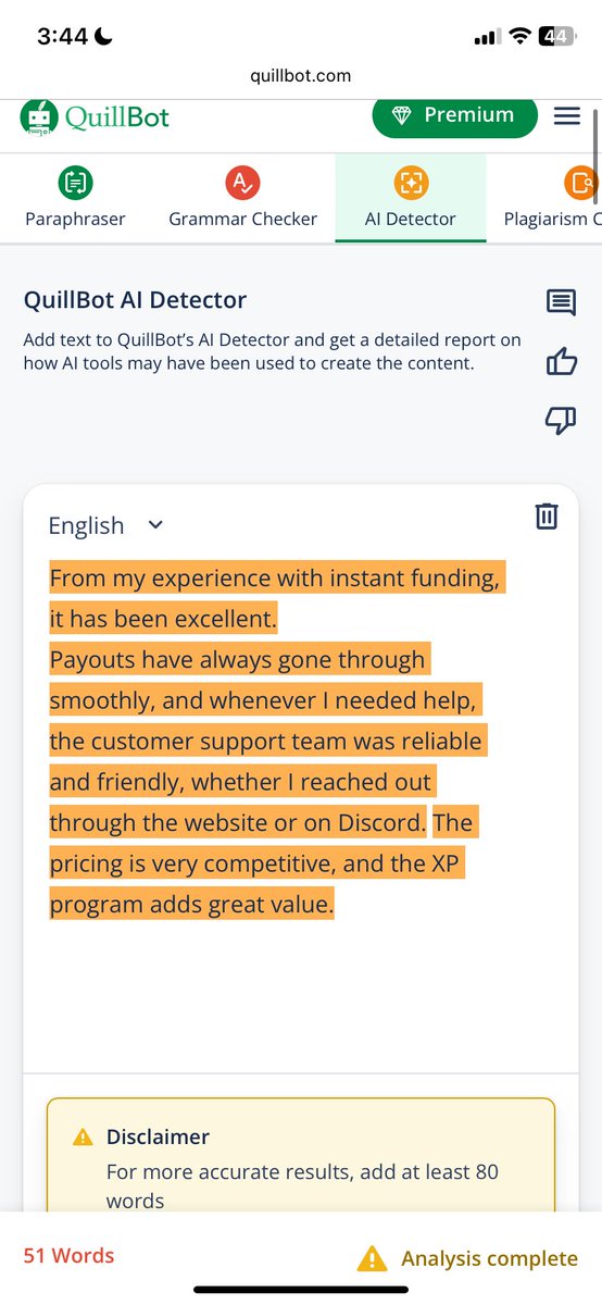 @JamesGlyde you really sat there, opened ChatGPT, and typed 3 fake reviews about your own firm <a href="/thepipfarm/">PipFarm | Funded Trader Firm</a> like no one would notice? 😂

“Best firm ever, amazing support” bro you forgot to switch writing style between them 💀

This ain’t marketing, this is straight-up self-love