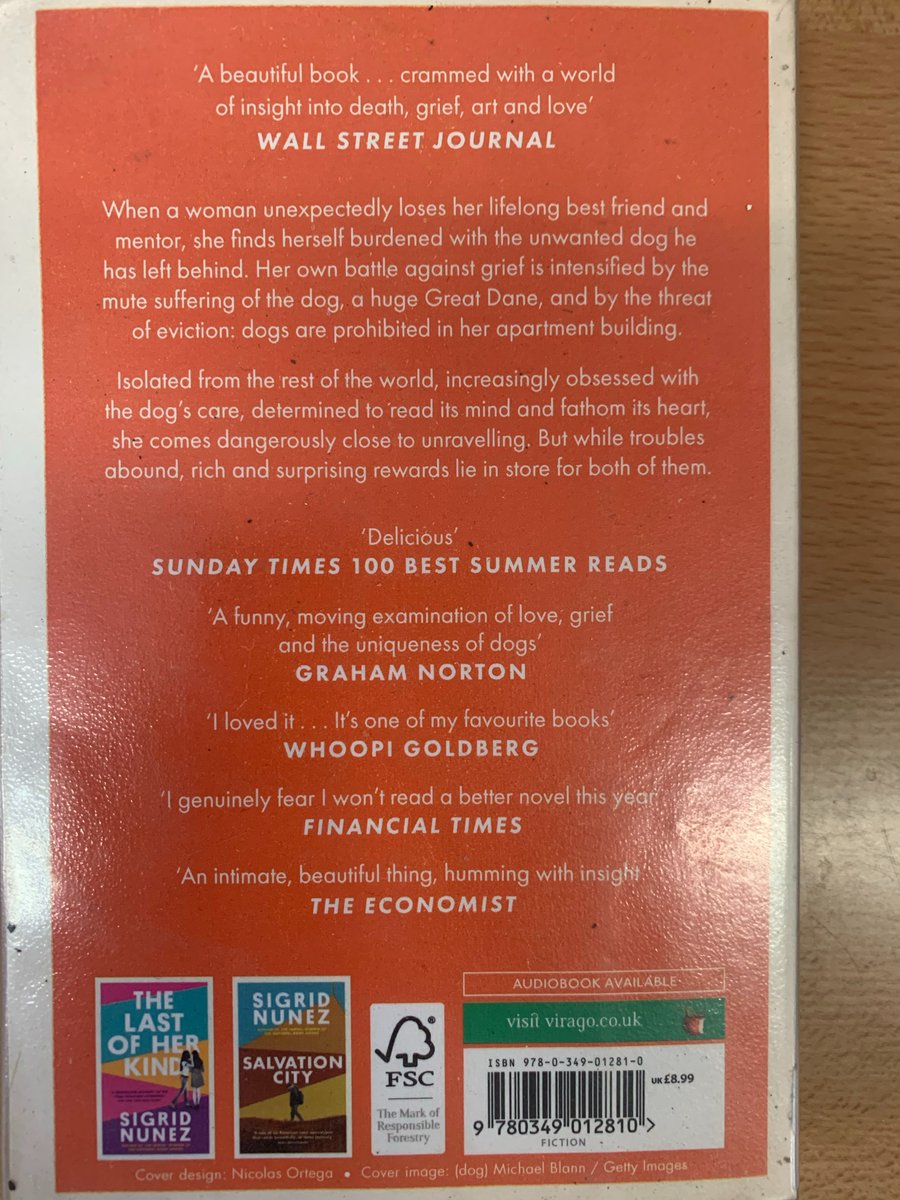 OxtedLibrary's tweet image. #bookoftheweek @OxtedLibrary tells the story of an unnamed narrator, a writer, who grapples with grief & isolation after the sudden death of her close friend & mentor. Apollo, the dog, becomes a powerful symbol of grief, resilience & the unexpected paths to healing & acceptance.