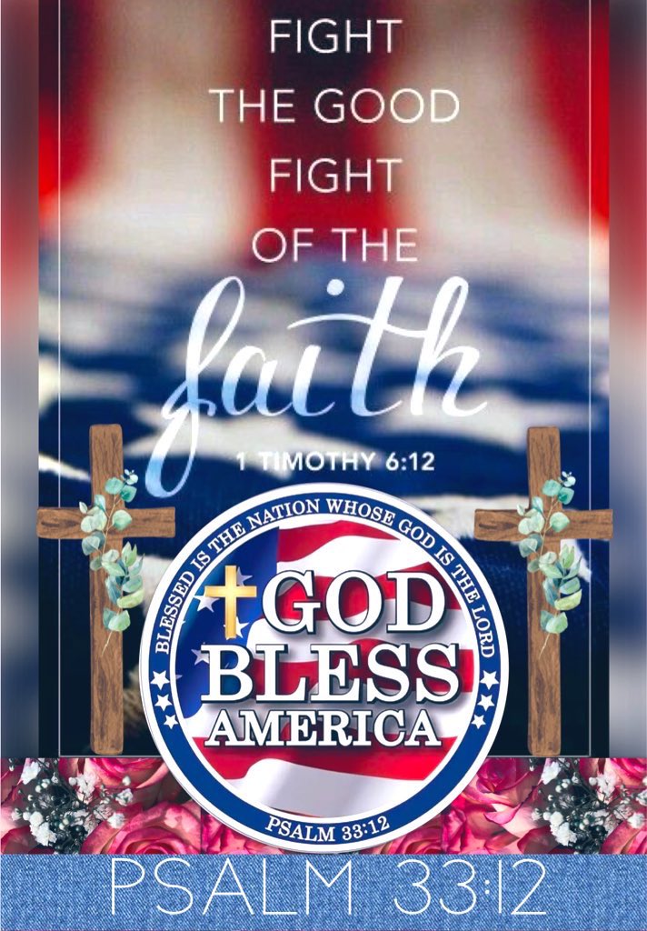 🕊️🙏🏼🌺📜🌿🏹❤️🇺🇸🤍🦅💙🩸✝️
Blessed Saints+Patriots, Happy Friday &amp; Weekend! Praise the Lord the Almighty GOD. God Bless America, Our Great Country, Land of the Free &amp; Home of the Brave. JESUS IS LORD, AMEN⭐️