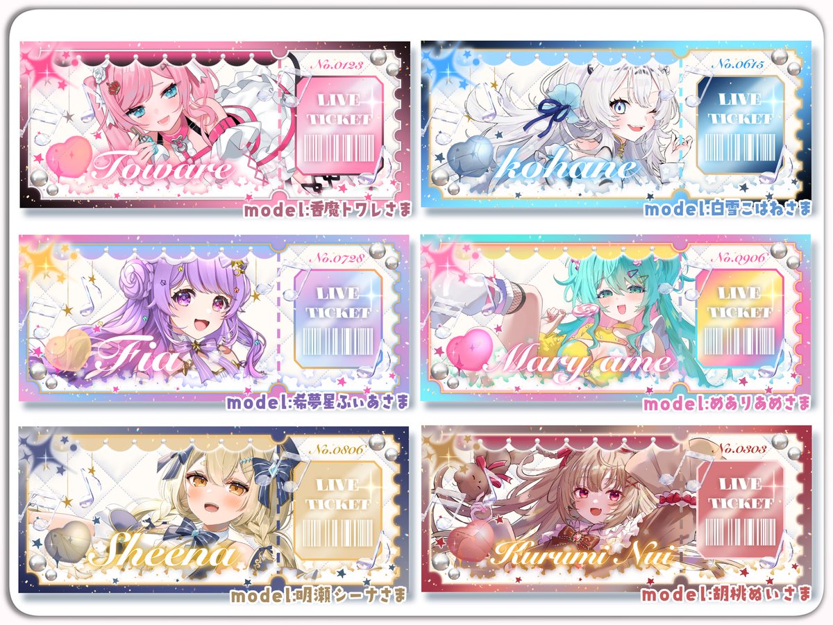 tuzuri_design's tweet image. ⟡.·♡オリジナルチケット風量産♡⟡.·
料金 : ネップリ ¥1500
IRIAMリング&ヘッダー ¥1500
上記2点セット ¥2500
募集期間 : 投稿が消えるまで🌀
⭐️商用利用OK
⭐️透過素材もお渡し⟡.·
⭐️短納期可能
⭐️プレゼントにも❕
※素材サンプルはリプ欄まで
#量産依頼 #有償依頼