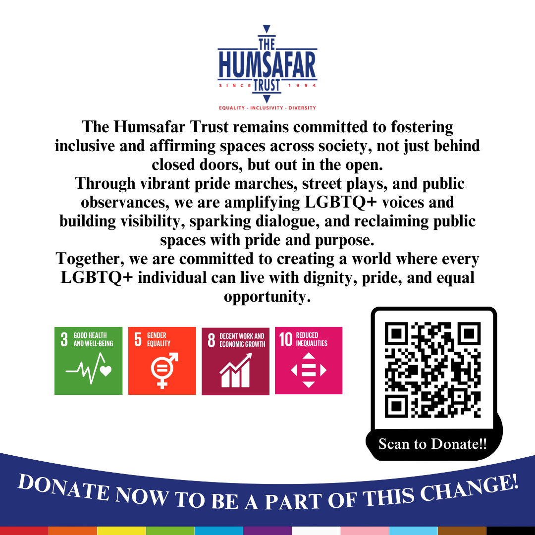 The Humsafar Trust (@humsafartrust) on Twitter photo The Humsafar Trust under Project Unnati, supported by the CSR of <a href="/dorfketal/">DORF KETAL</a>, supported the Sankalp Rally at Jodhana Pride 2025 by <a href="/SambhaliTrust/">Sambhali Trust</a> in Jodhpur. 🏳️🌈
200+ LGBTQ+ folks, activists & govt reps marched in pride & solidarity! 💪🏽
📩 asisha@humsafar.org
#Pride2025 The Humsafar Trust under Project Unnati, supported by the CSR of <a href="/dorfketal/">DORF KETAL</a>, supported the Sankalp Rally at Jodhana Pride 2025 by <a href="/SambhaliTrust/">Sambhali Trust</a> in Jodhpur. 🏳️🌈
200+ LGBTQ+ folks, activists & govt reps marched in pride & solidarity! 💪🏽
📩 asisha@humsafar.org
#Pride2025