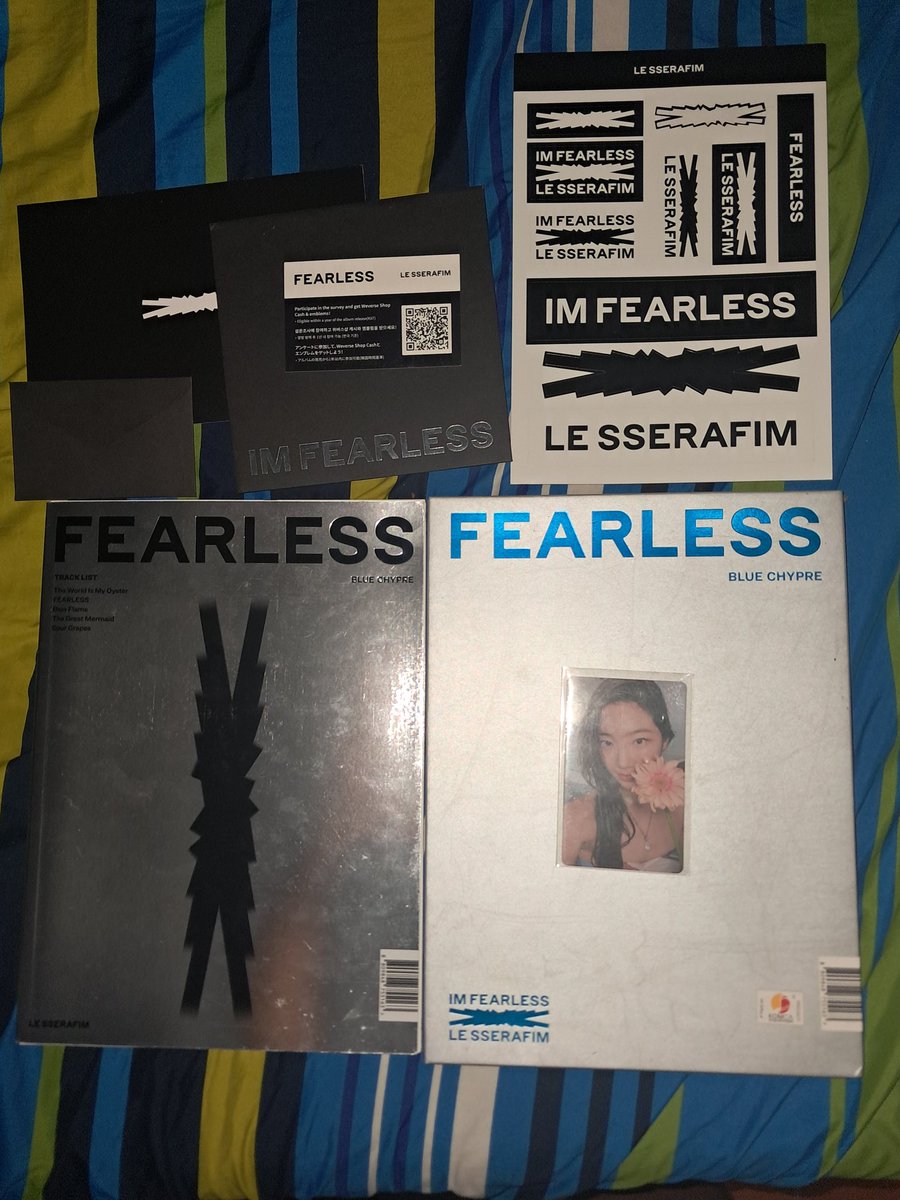 MinjuSwanRose's tweet photo. WTS/LFB
LE SSERAFIM Fearless Albums and PCs

Albums (complete inclusions but some stickers are used) - 400 each

Weverse POB Pcs - 100 each

Chaewon Antifragile Comeback Show PC - 200

MOP: Gcash
MOD: JNT https://t.co/gGT3uFFbsN