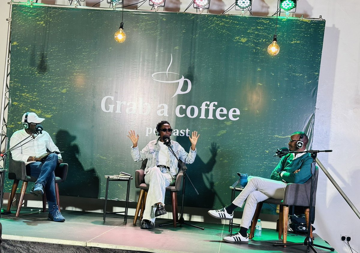 kasyate's tweet image. In this, the 3rd & last of the three episodes from the Live recording of #GrabACoffee ; @AzawiOfficial, a youthful icon of Uganda’s music industry shares, in a no-holds-barred way, the industries contribution to dev’t&job creation. @qataharraymond . youtu.be/UZ9VD_9qGZw?si…