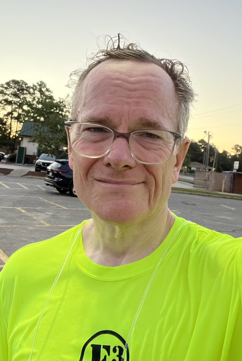 Marty McClellan (@palmettoscot) on Twitter photo 1 PAX posts <a href="/f3struggle/">@F3Struggle</a> for 6 miles along Friarsgate and Woodrow Streets. It’s still hot. 🥵
<a href="/F3LakeMurray/">F3 Lake Murray</a> 1 PAX posts <a href="/f3struggle/">@F3Struggle</a> for 6 miles along Friarsgate and Woodrow Streets. It’s still hot. 🥵
<a href="/F3LakeMurray/">F3 Lake Murray</a>