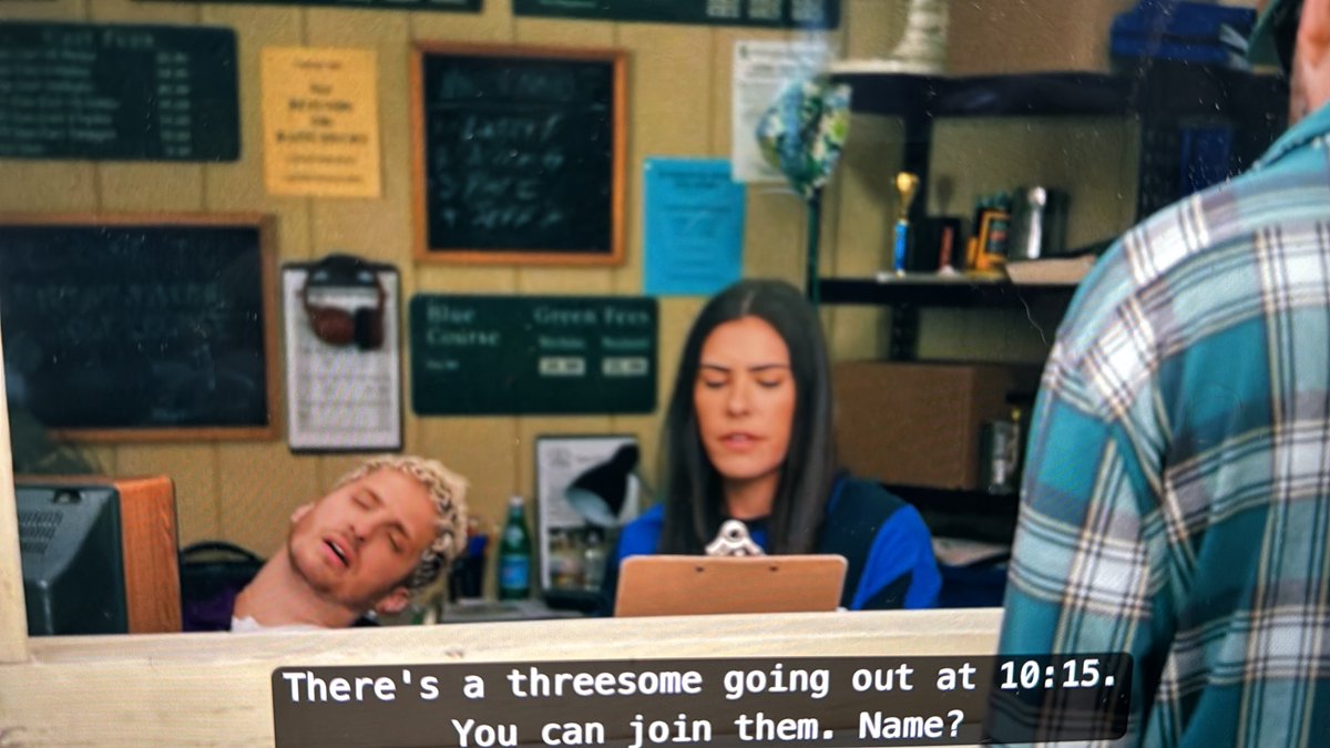 Pecker2002's tweet image. Kelsey Plum is in Happy Gilmore 2?