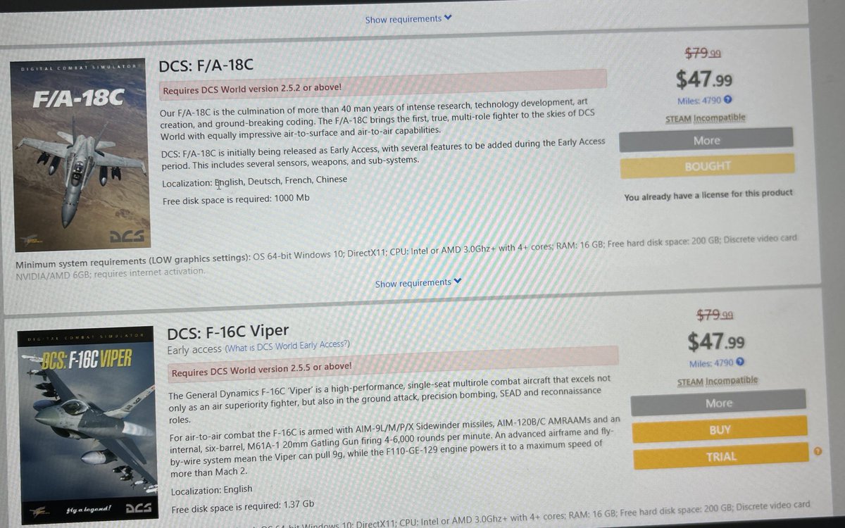 ahmed_baokbah's tweet image. Hey @eagledynamics any reason to explain WHY YOU TOOK AWAY MY Viper DLC !!!!!!!