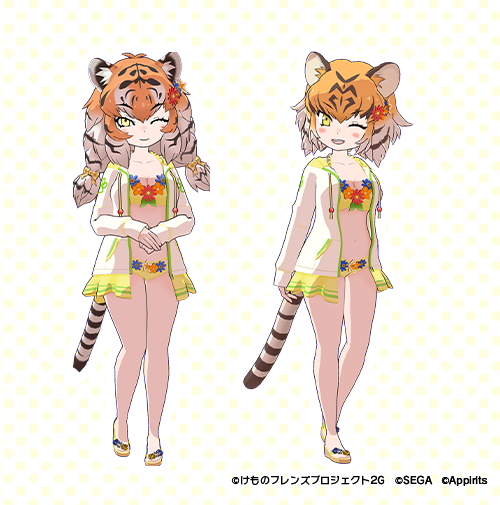 kemono_friends3's tweet image. \復刻水着紹介!/
本日は『花に祝福されしヴィーナスのビキニ』から
「トラ」「アムールトラ」をご紹介♪
さらに「トラ」「アムールトラ」が
登場するしょうたいも同時開催中!
ぜひお見逃しなく
#けもフレ3 #けものフレンズ